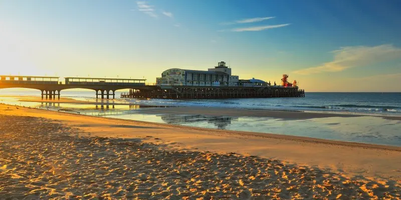 Bournemouth beach and pier
